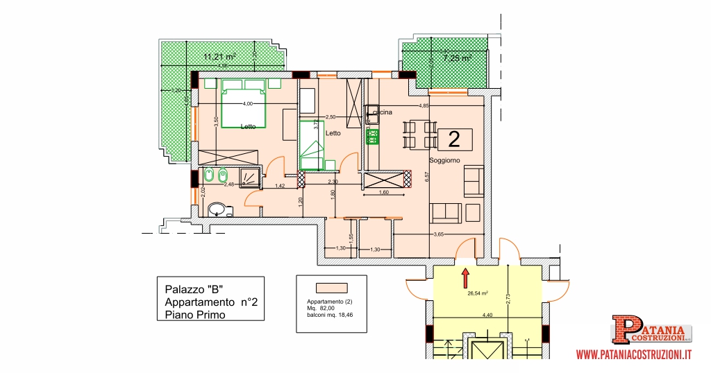 Palazzo B - Appartamento n. 2