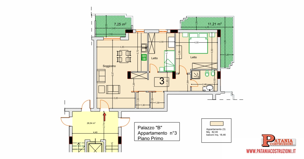 Palazzo B - Appartamento n. 3