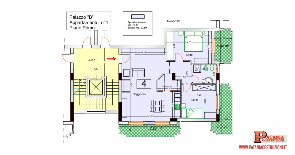 Palazzo B - Appartamento n. 4